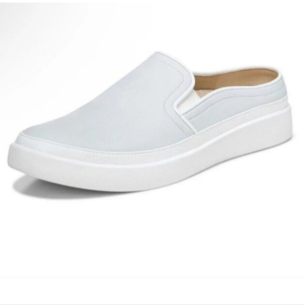 Vionic Effortless Casual Supportive Slip-on Shoes in White Nubuck - Picture 3 of 16